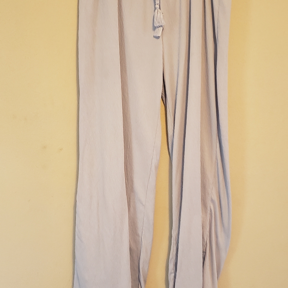 Hot‎ Kiss Light Gray Wide Leg Pants